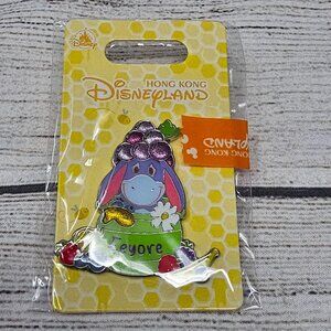 NEW! HKDL Winnie the Pooh Fruit Honey Pot Eyeore Pin